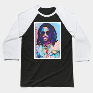 Poster Art Lenny Kravitz Baseball T-Shirt